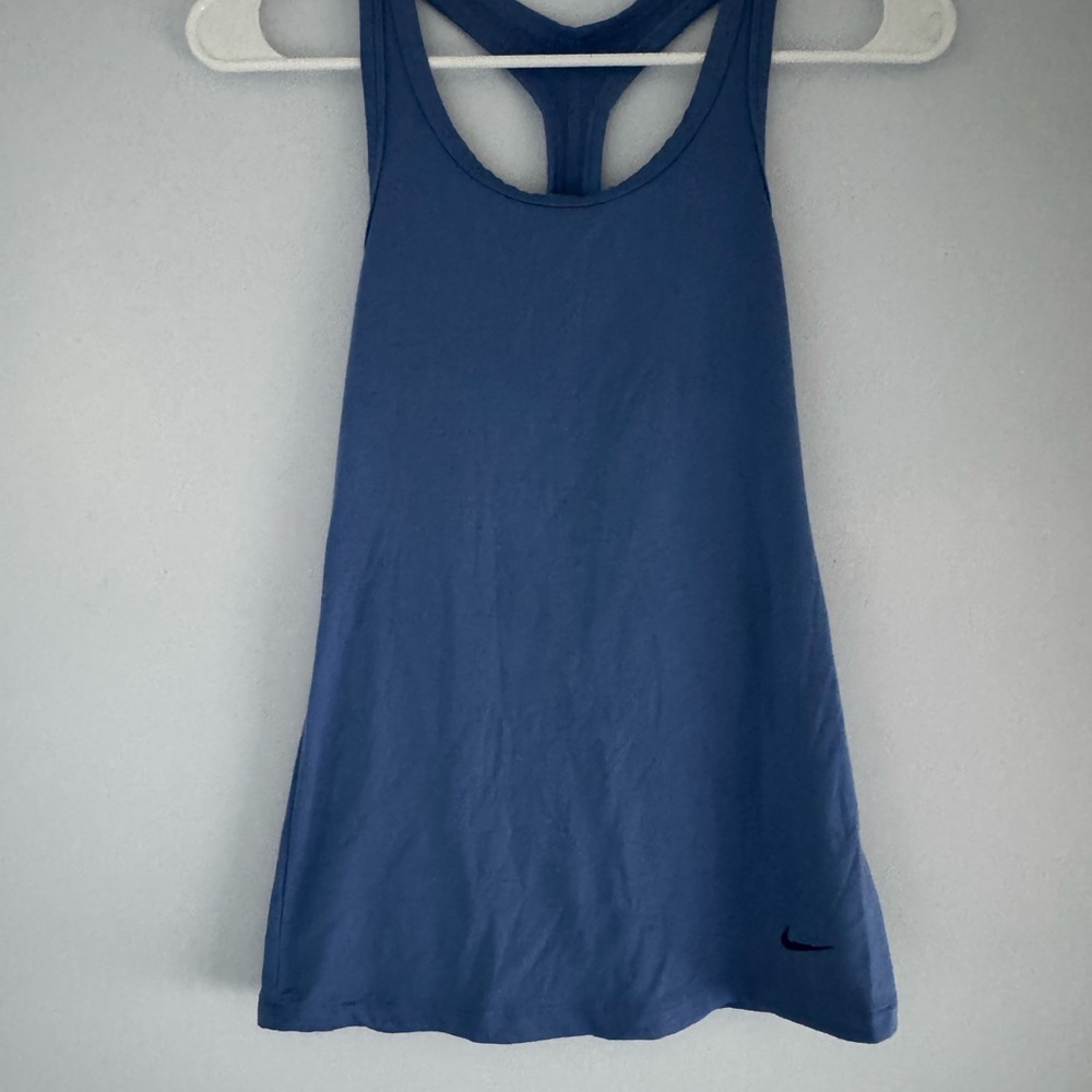 Nike Women's Racerback Blue Tank Top